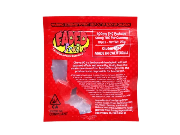 faded fruits gummies