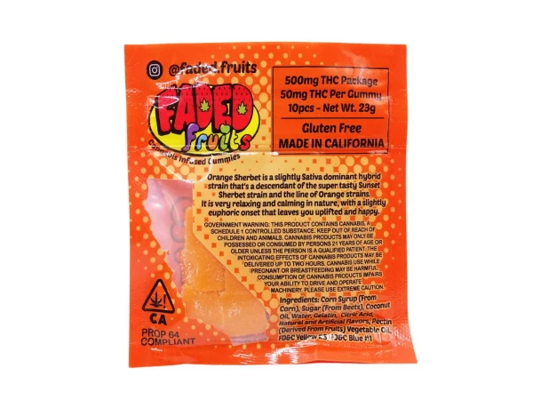 faded fruits gummies